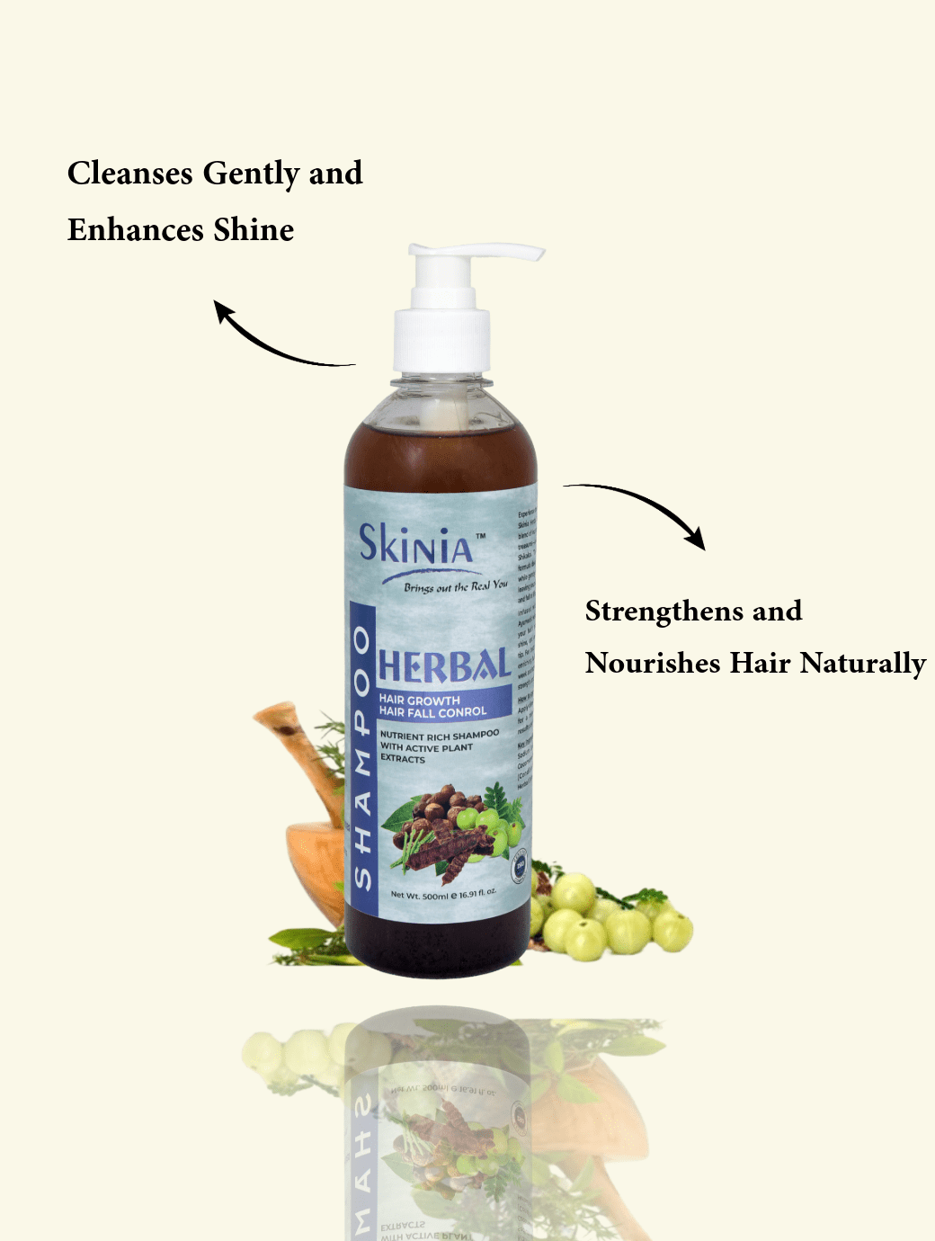 HERBAL SHAMPOO 500ML - Image 3