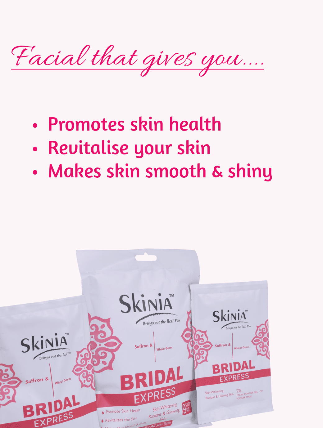 BRIDAL EXPRESS 9 SET FACIAL KIT - Image 3