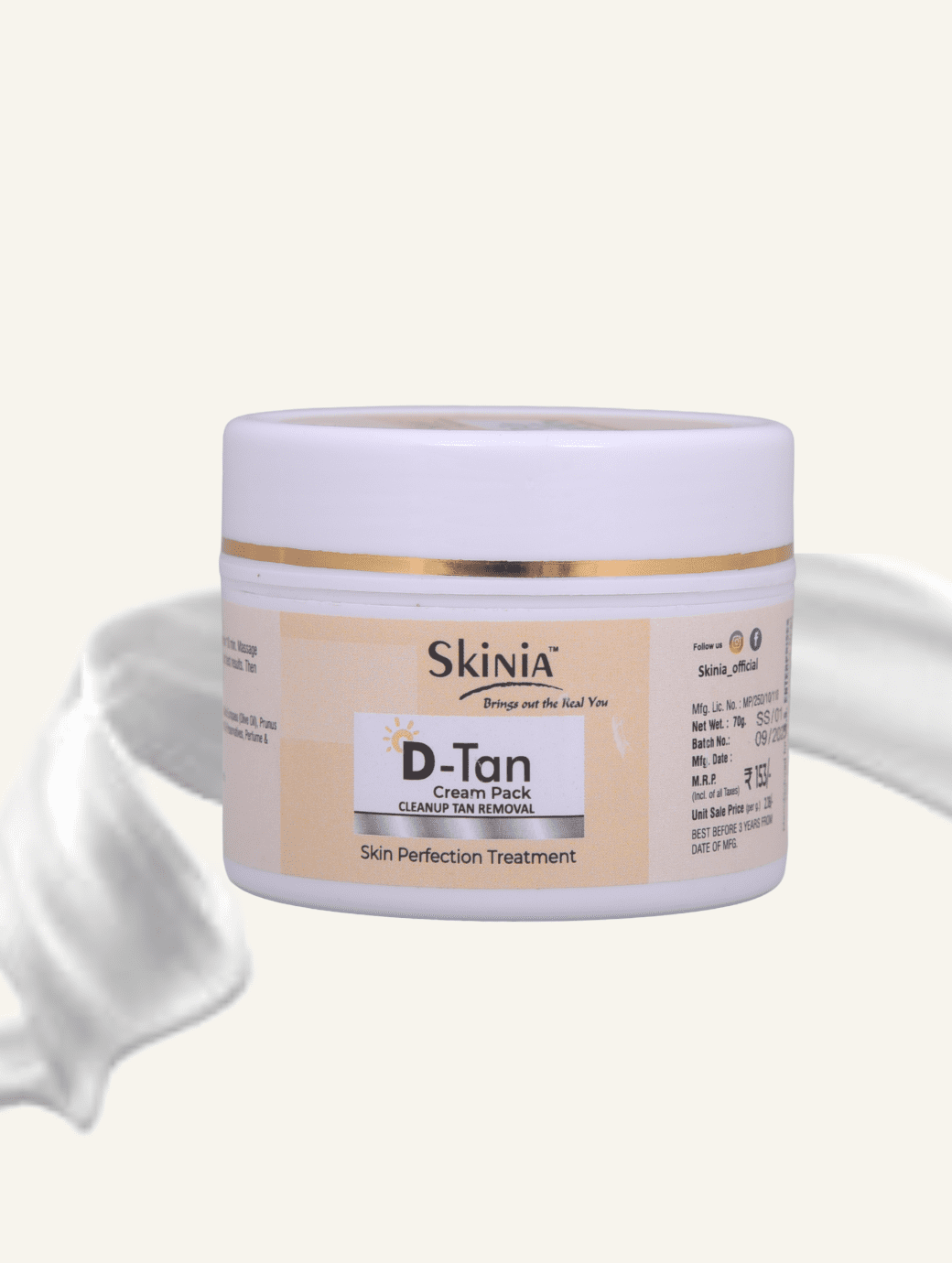 D-TAN CREAM PACK 70g